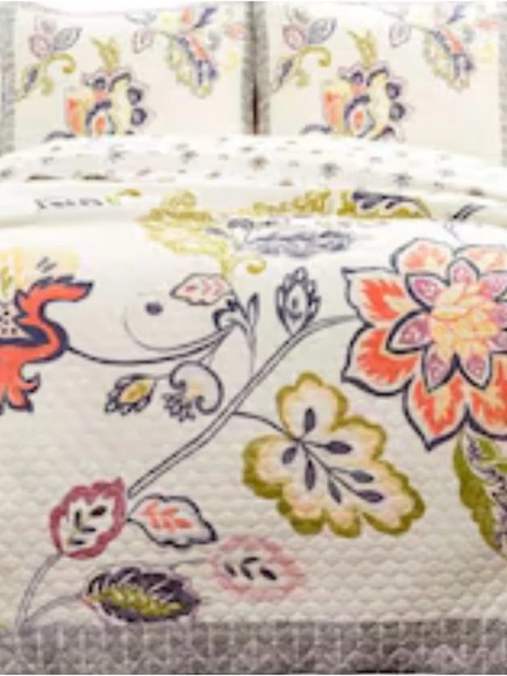 New~Lush Decor~Aster 3 Piece Reversible Quilt Set~King Size Quilt~2 Shams